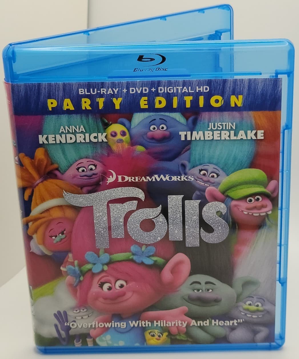 Trolls | Blu-ray | 2016 | Anna Kendrick | VG+ Condition | No Code | Fast Ship