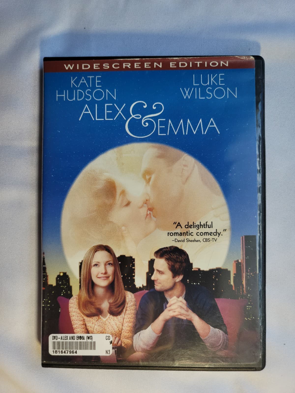 Alex & Emma | DVD | 2003 | Widescreen | Kate Hudson | Fast Ship