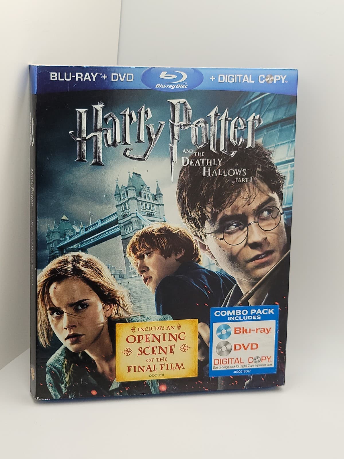 Harry Potter Deathly Hallows 1 | Blu-ray DVD | 2010 | Combo | Fast Ship