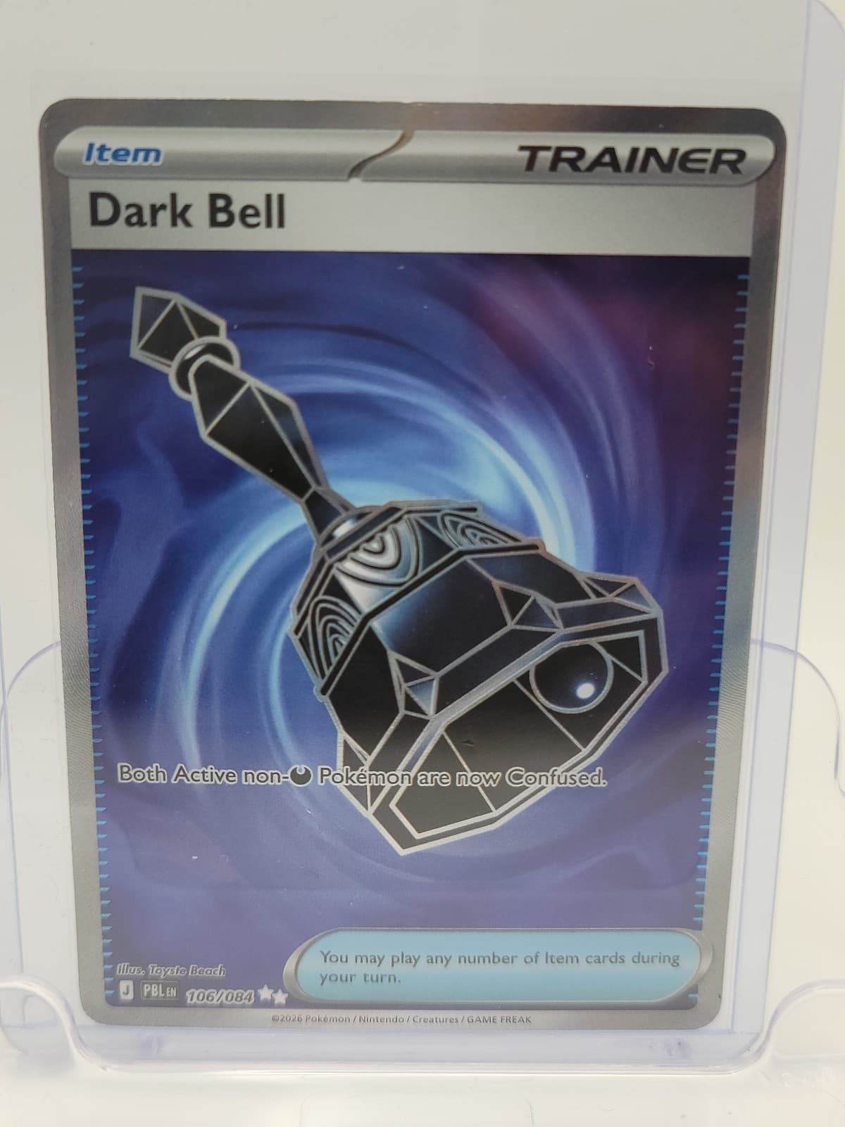 Dark Bell | Full Art | Pokemon Pitch Black | Ultra Rare | 106/084 NM | Fast Ship