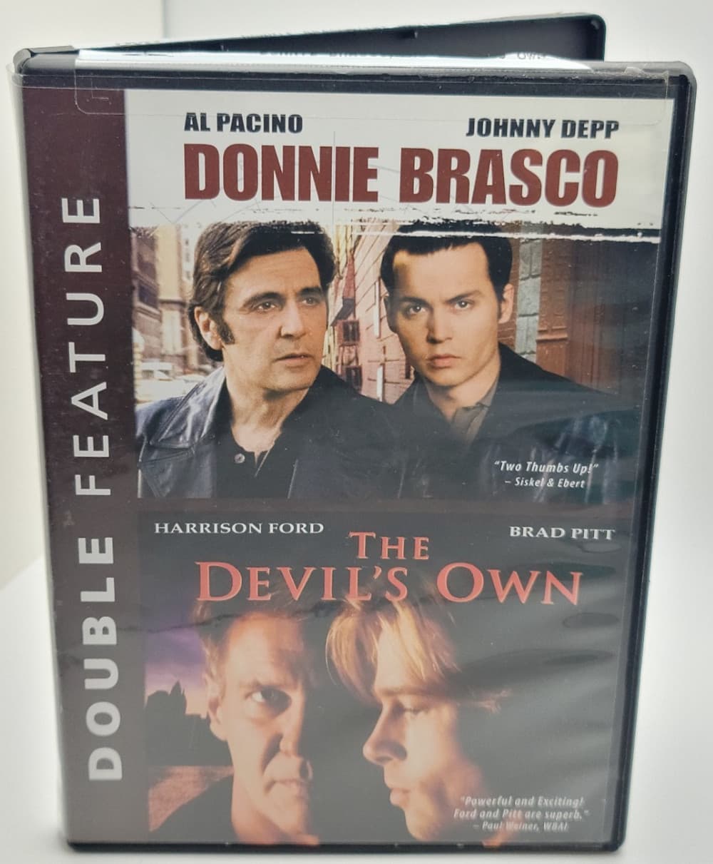 Donnie Brasco & The Devil's Own | 2-Movie DVD | Pacino | Pitt | Like New