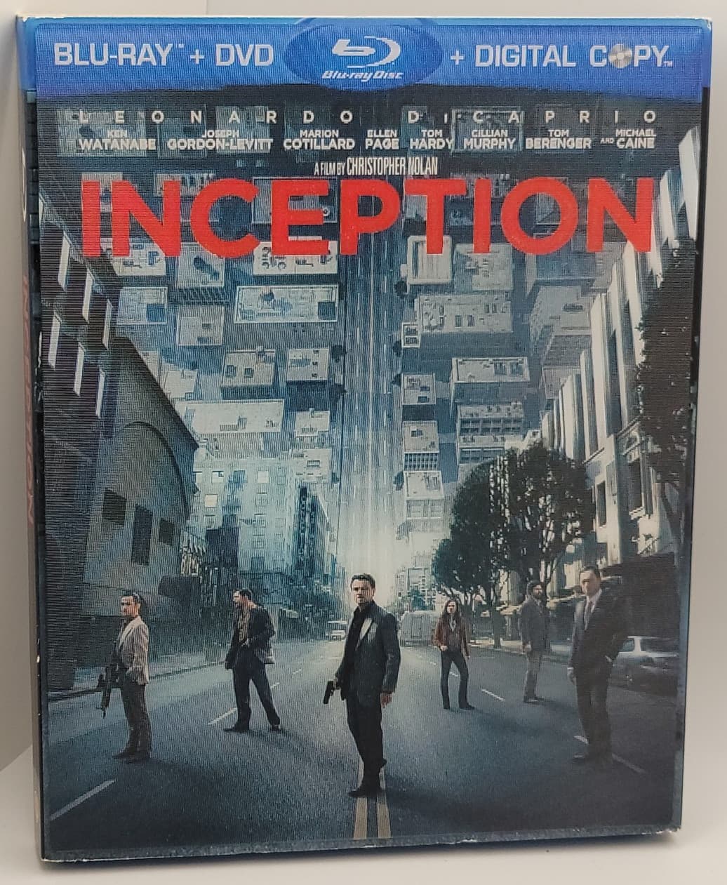 Inception | Blu-ray DVD | 2010 | 3-Disc | Slipcover | Complete | Fast Ship