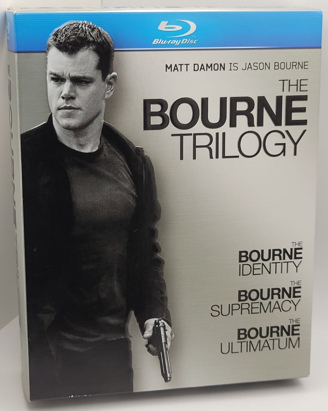 The Bourne Trilogy | Blu-ray | 2010 | 3-Disc | Damon | Slipcover | Fast Shipping